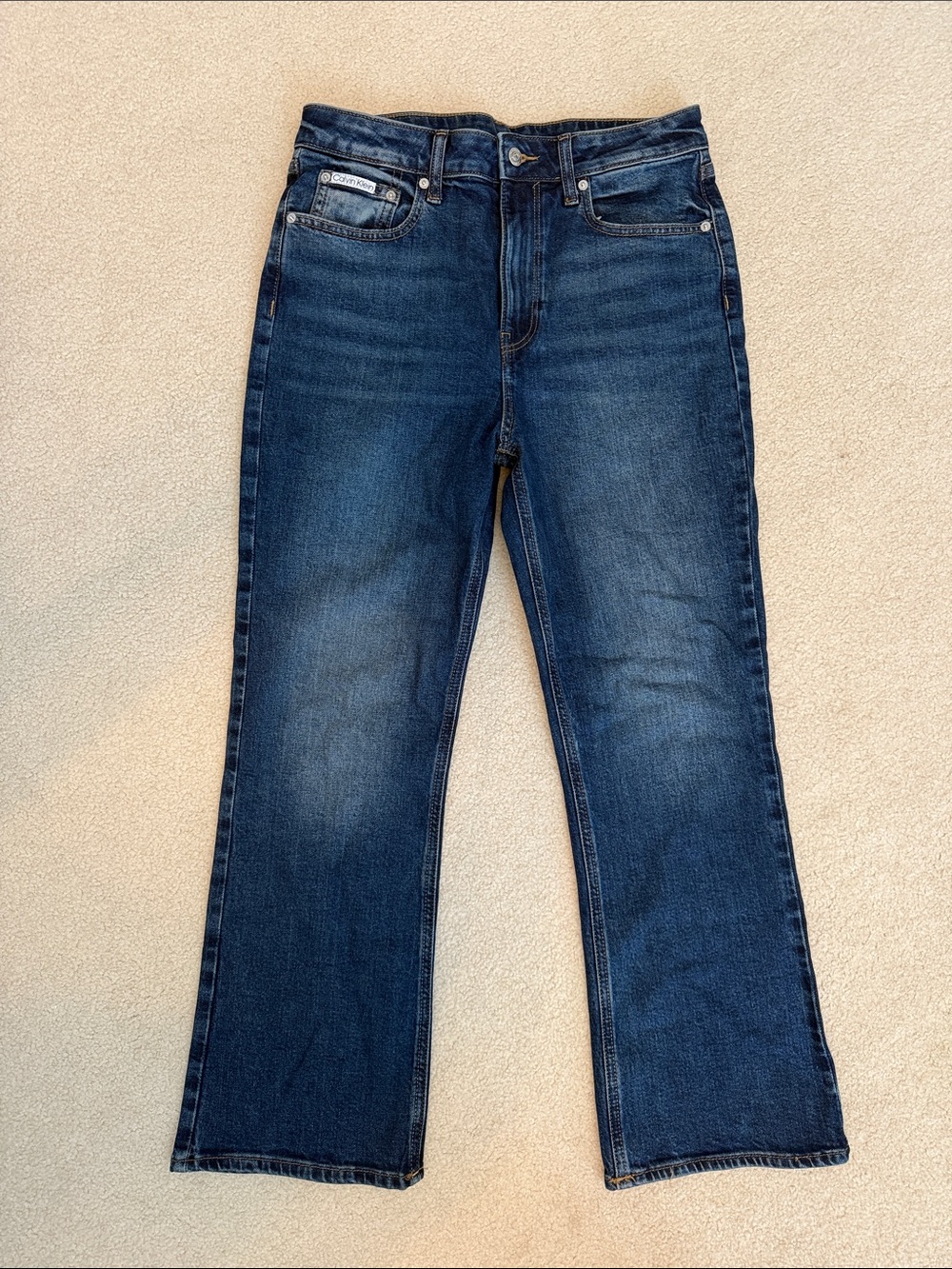 Calvin Klein Jeans Dark Blue Flare Jeans